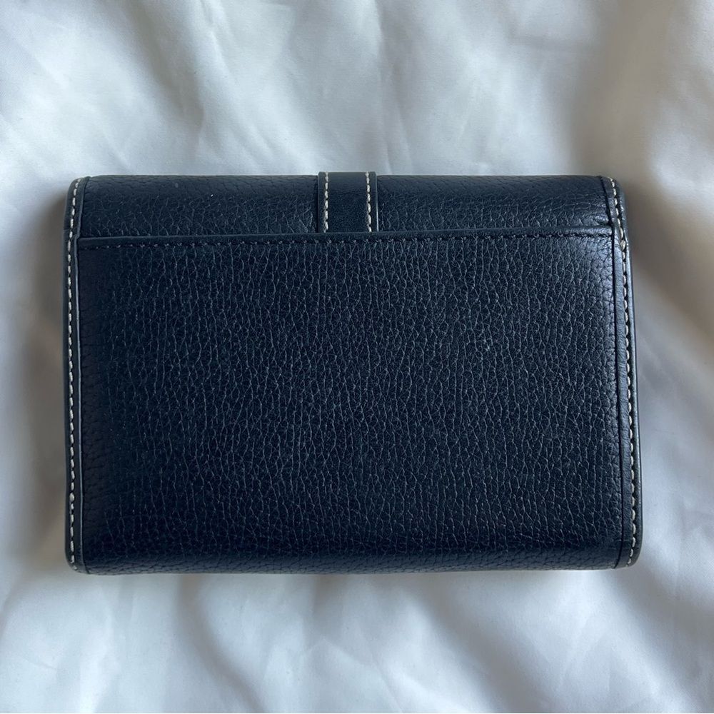 COACH Black Y2K Hampton Trifold Wallet Cardholder Bucket SoHo - Picture 5 of 9